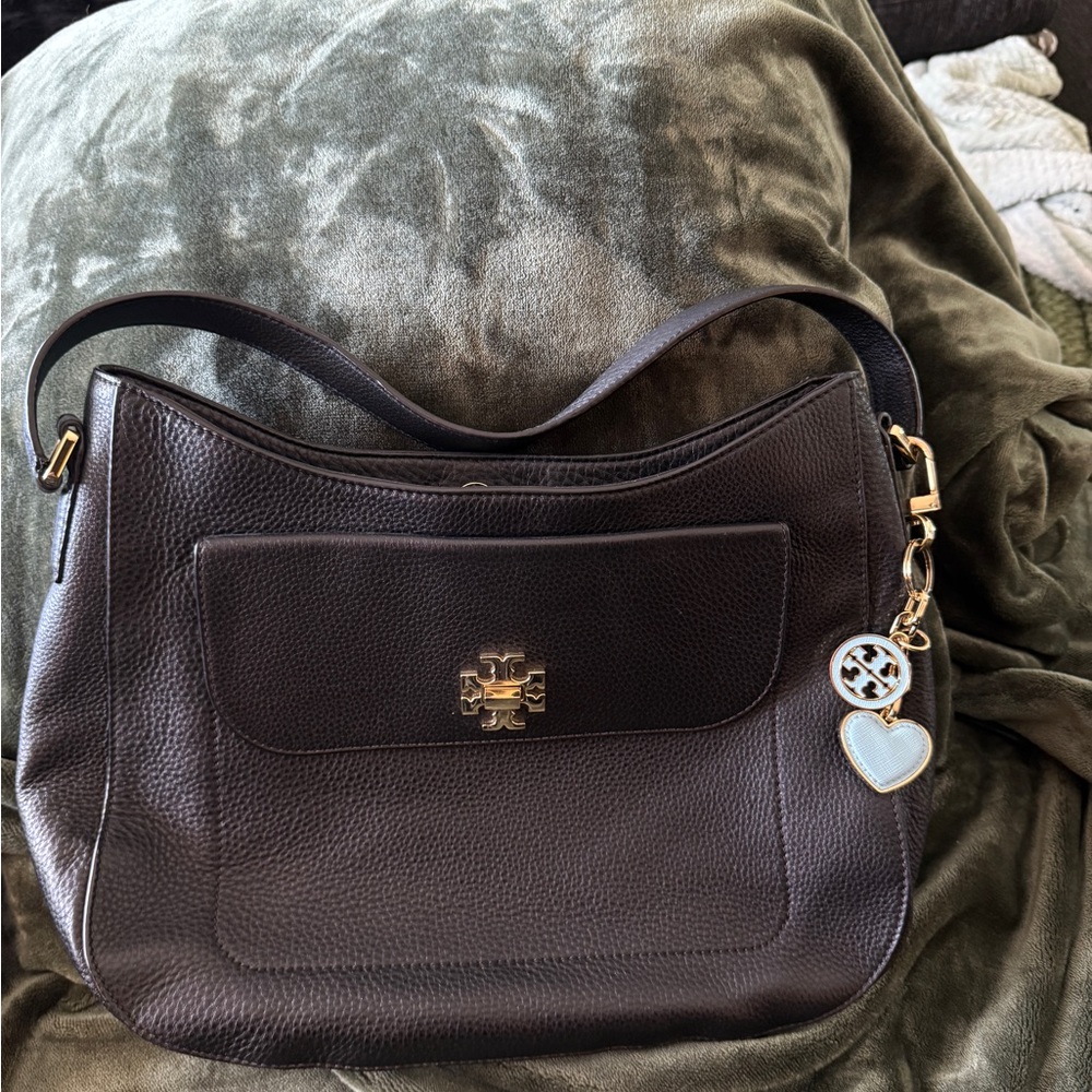 Tory Burch Black Leather Shoulder Bag